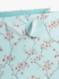 John Lewis Cherry Blossom Gift Bag, Blue