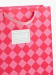John Lewis Harlequin Gift Bag, Pink