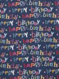 John Lewis Happy Birthday & Stripe Wrapping Paper Set