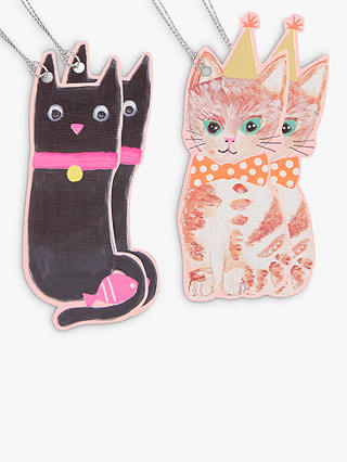 Paper Salad Cat Gift Tags, Pack of 4