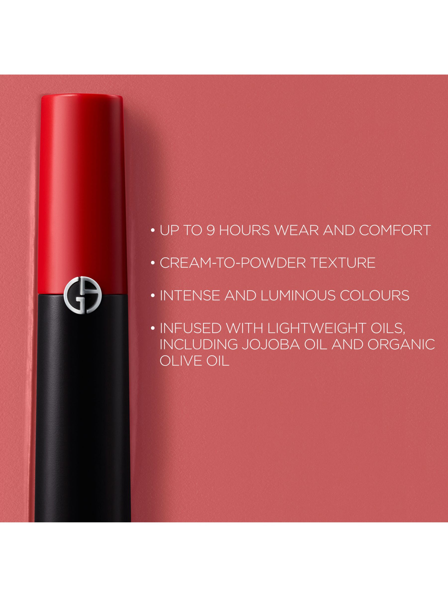 Giorgio Armani Lip Power Matte Lipstick 115 at John Lewis amp