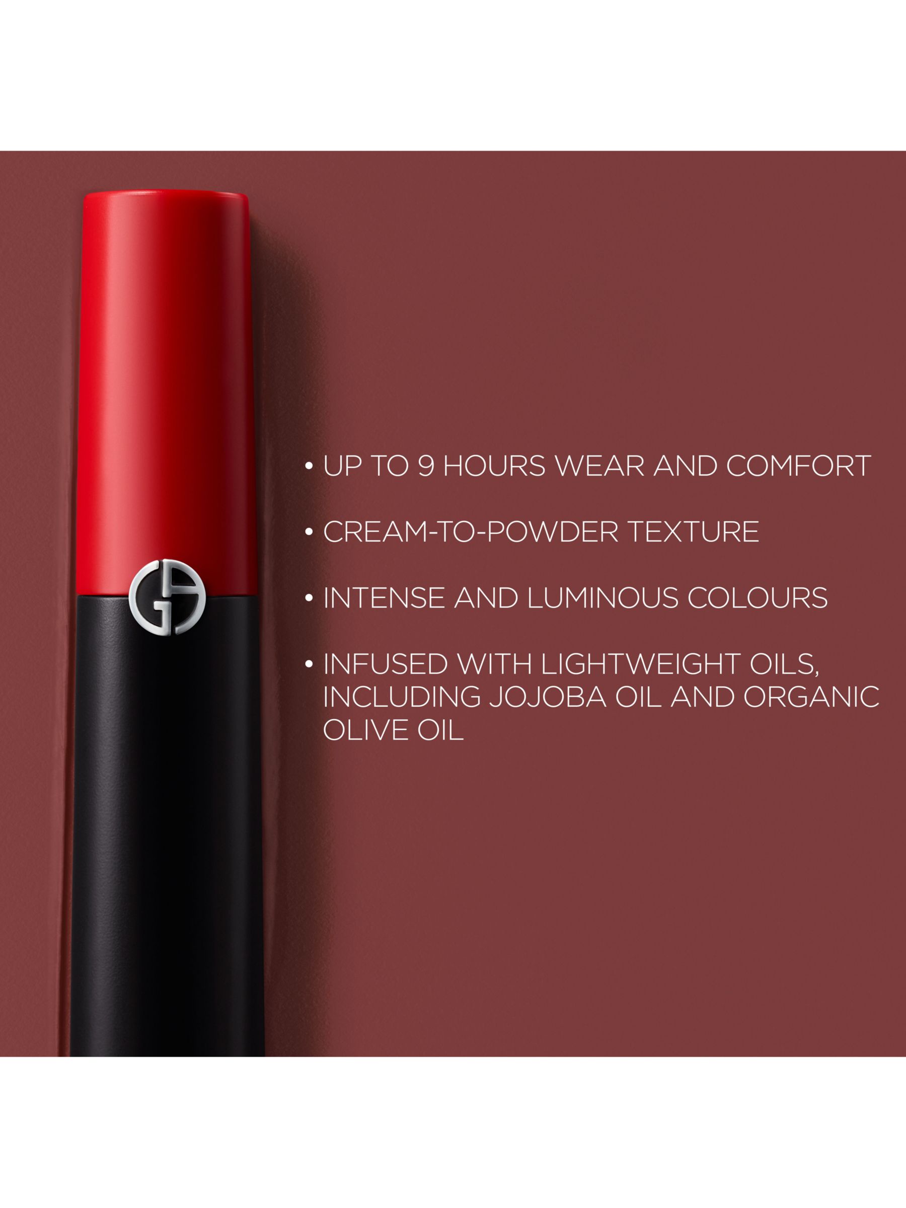 Giorgio Armani Lip Power Matte Long Wear Lipstick 207 at John