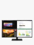 LG 43UN700 4K Ultra HD Monitor, 42.5", Black