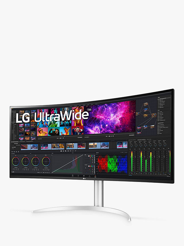 LG 40WP95CP-W UltraWide 5K2K UHD Curved Monitor, 40”, White