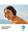 Sennheiser Accentum Wireless Bluetooth Over-Ear Headphones with Active Noise Cancellation & Mic/Remote, White