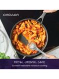 Circulon ScratchDefense Non-Stick Saute Pan & Lid with Helper Handle, 28cm
