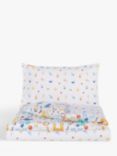 John Lewis Alphabet Animals Reversible Toddler Pure Cotton Duvet Cover and Pillowcase Set, Multi