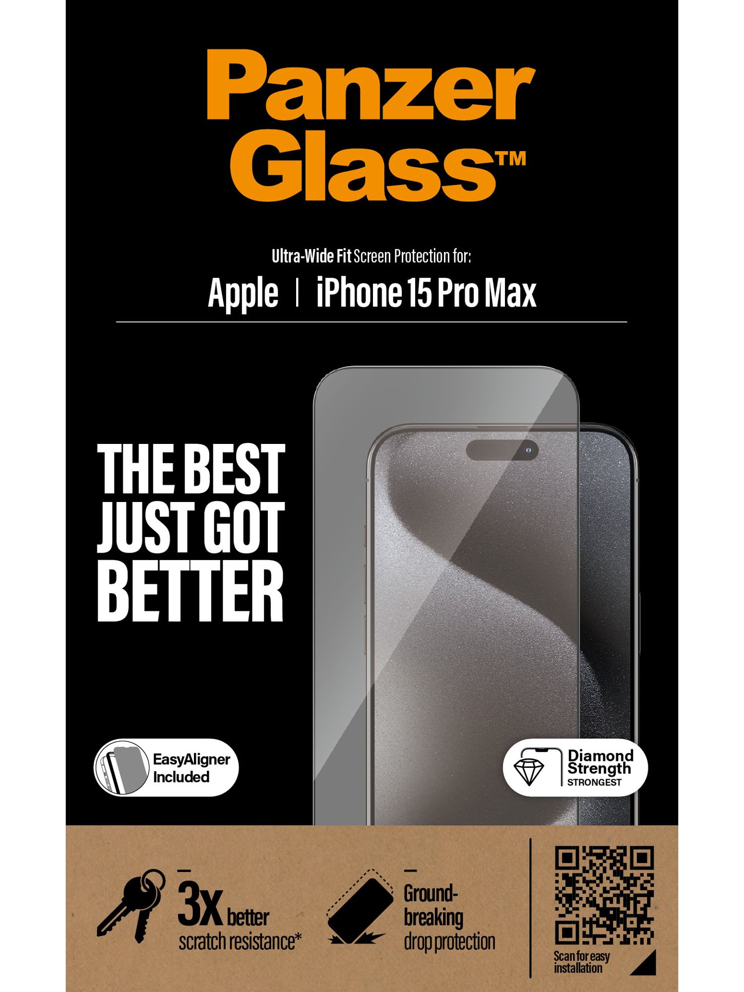 PanzerGlass® Screen Protector Apple iPhone 14 Plus | 13 Pro Max |  Ultra-Wide Fit
