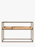 Nkuku Luzon Display Console Table, Brass