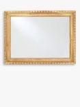 Nkuku Nalda Rectangular Carved Reclaimed Wood Wall Mirror, 90 x 120cm, Natural