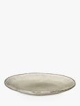 Nkuku Malia Stoneware Dinner Plate, 28cm, Cream