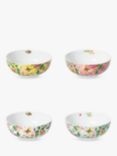 Designers Guild Ikebana Porcelain Cereal Bowl, Set of 4, 16.2cm, Multi