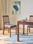 John Lewis Medan Dining Chair, Set of 2, Dark Stain