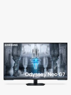 Samsung Odyssey Neo G7 LS43CG700NUXXU 4K Ultra HD Gaming Monitor, 43”, Black