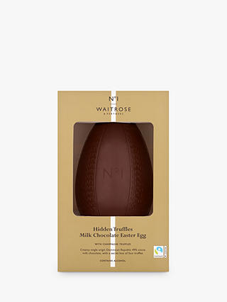 Waitrose & Partners No.1 Hidden Truffles Milk Chocolate Easter Egg, 215g