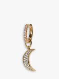 Sif Jakobs Jewellery White Zirconia Hoop Charm, Gold
