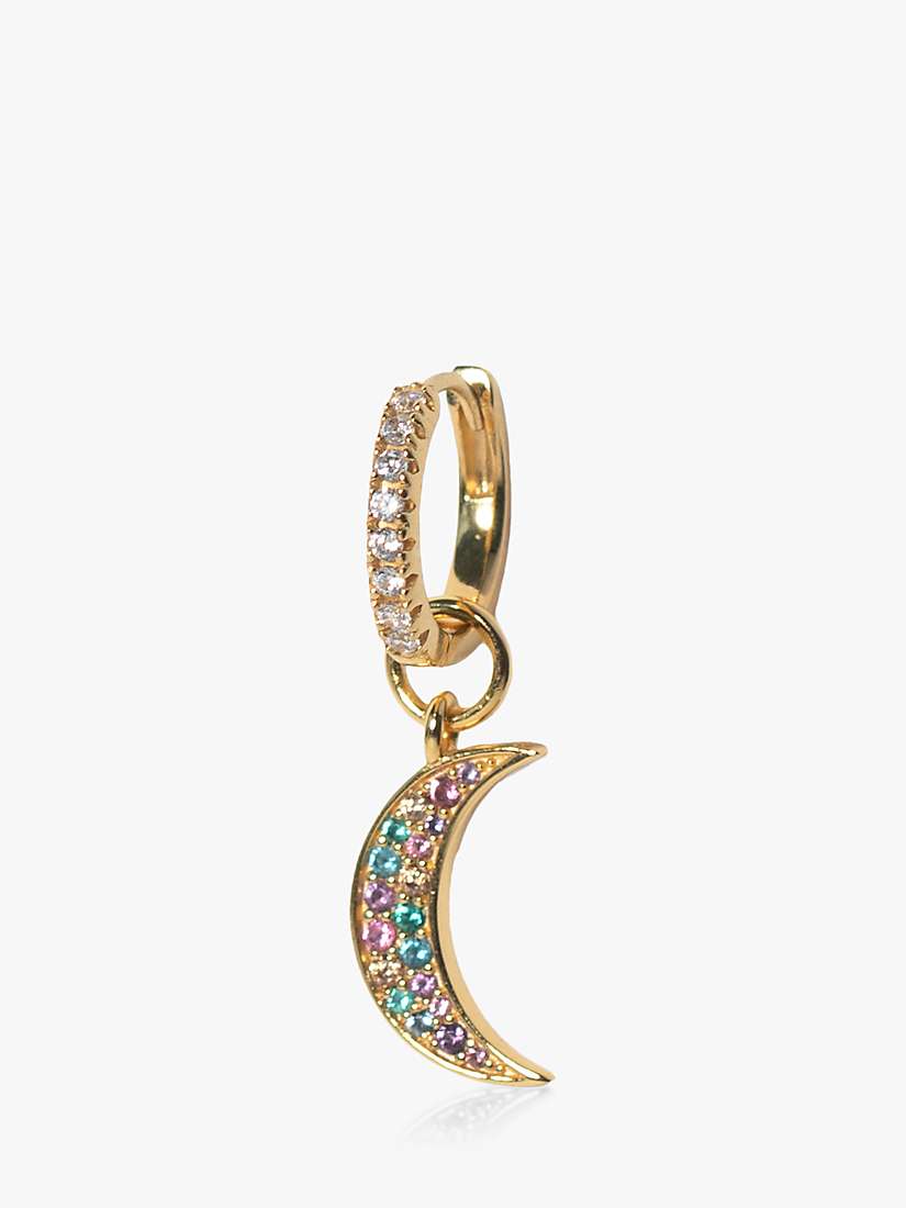 Buy Sif Jakobs Jewellery Multicoloured Zirconia Hoop Charm, Gold Online at johnlewis.com