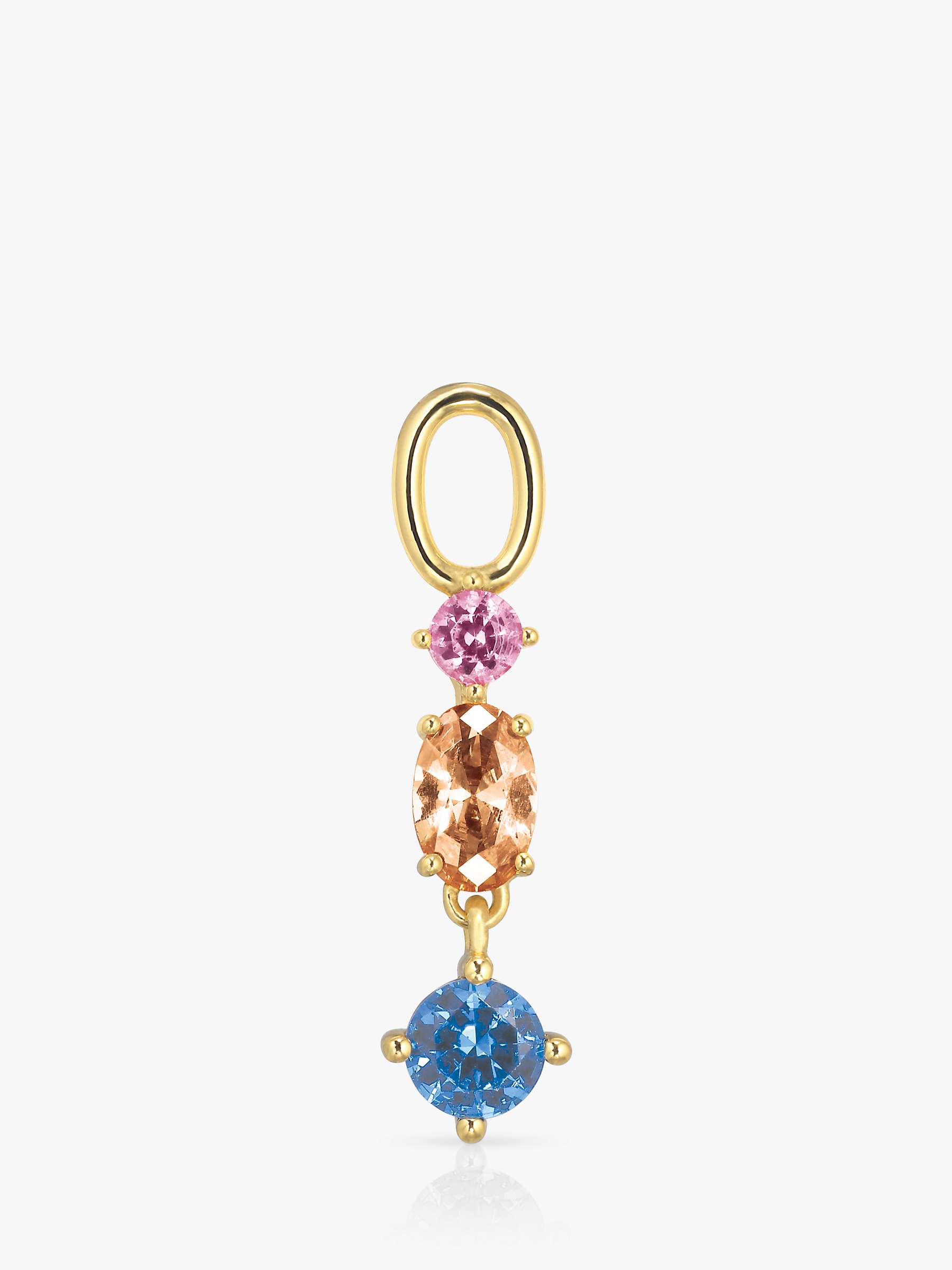 Buy Sif Jakobs Jewellery Multicoloured Zirconia Charm, Gold Online at johnlewis.com