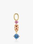 Sif Jakobs Jewellery Multicoloured Zirconia Charm, Gold