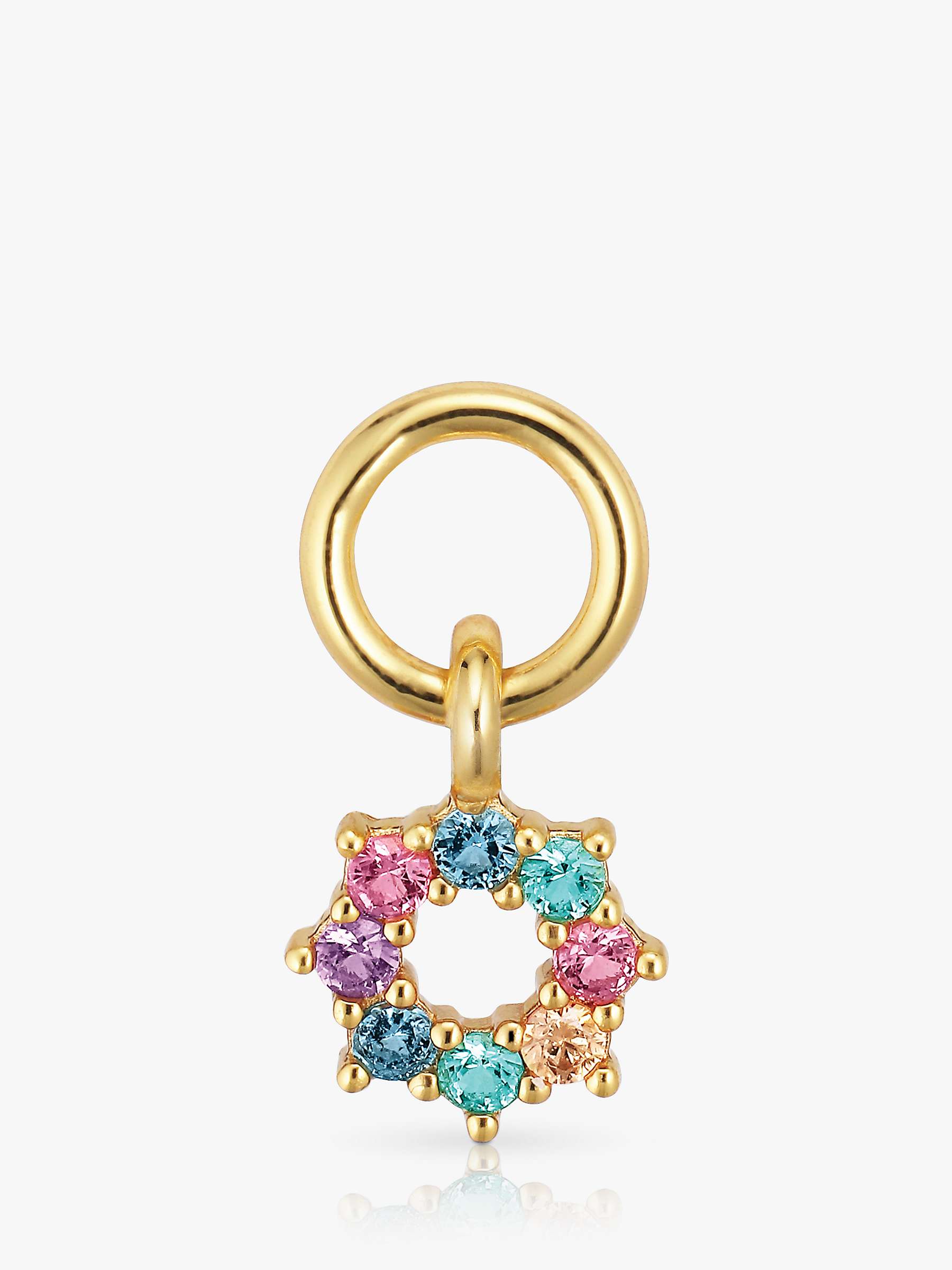 Buy Sif Jakobs Jewellery Multicoloured Zirconia Charm, Gold Online at johnlewis.com
