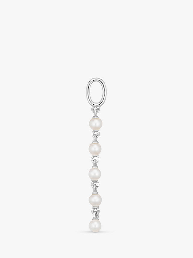 Sif Jakobs Jewellery Freshwater Pearl Drop Charm, Silver