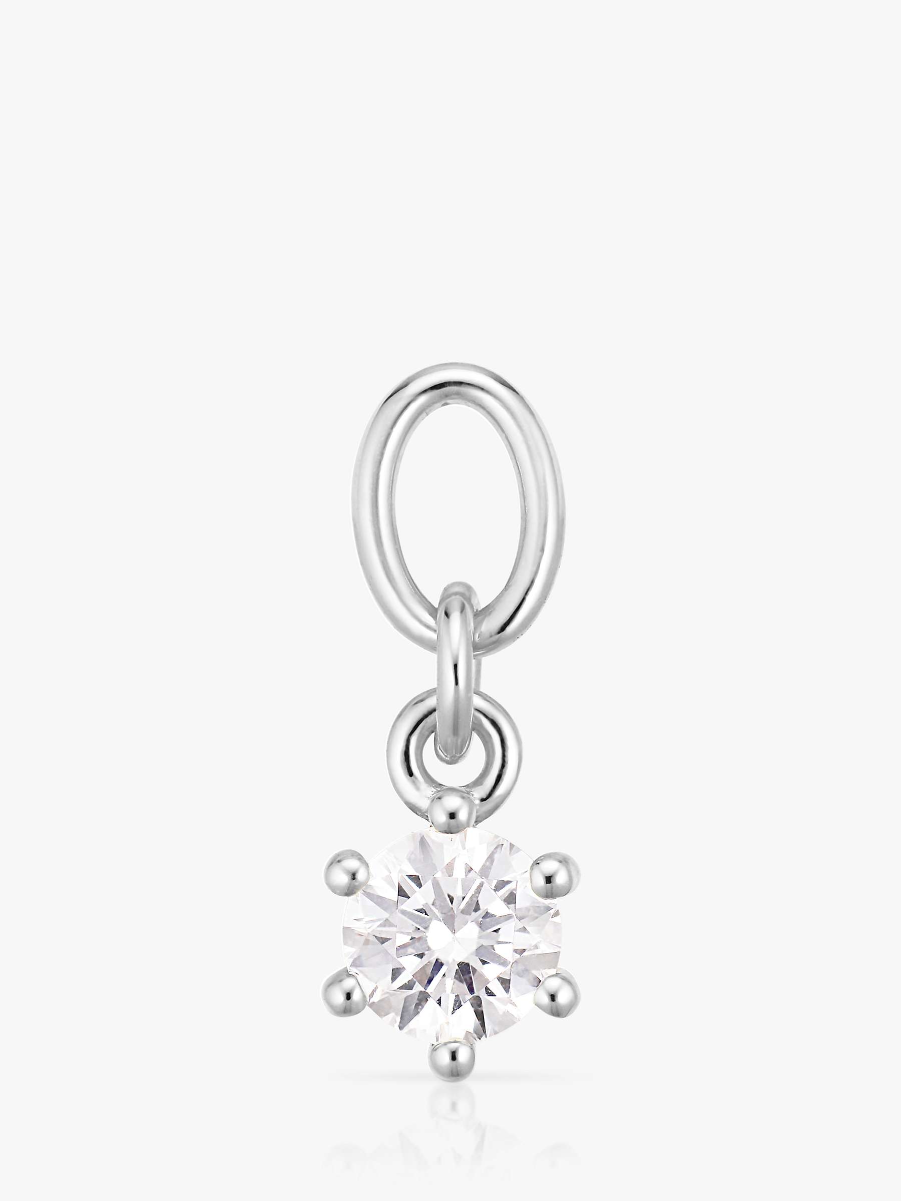 Buy Sif Jakobs Jewellery Cubic Zirconia Earring Charm, Silver Online at johnlewis.com