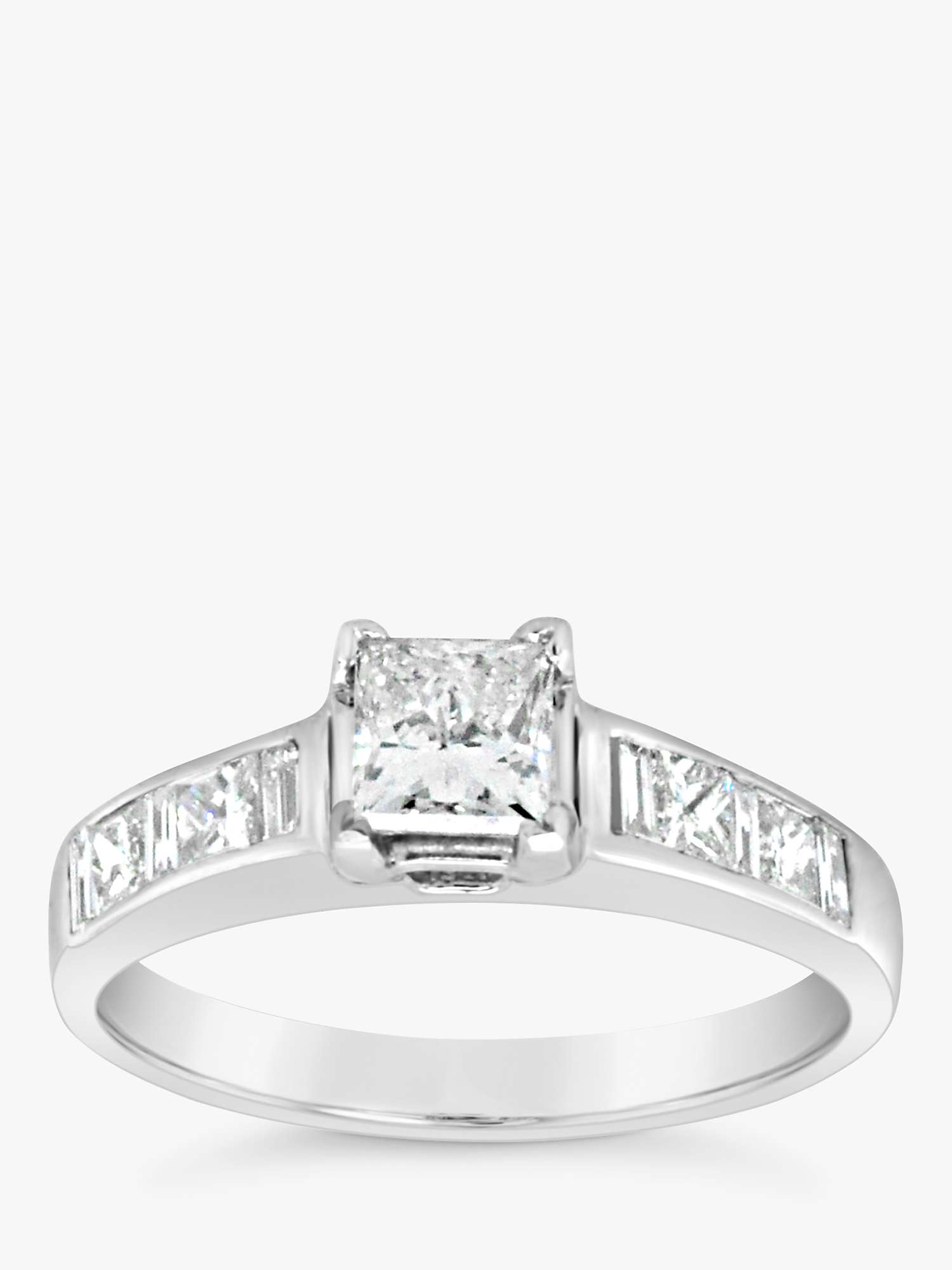 Buy Milton & Humble Jewellery Second Hand 14ct White Gold Diamond Engagement Ring Online at johnlewis.com