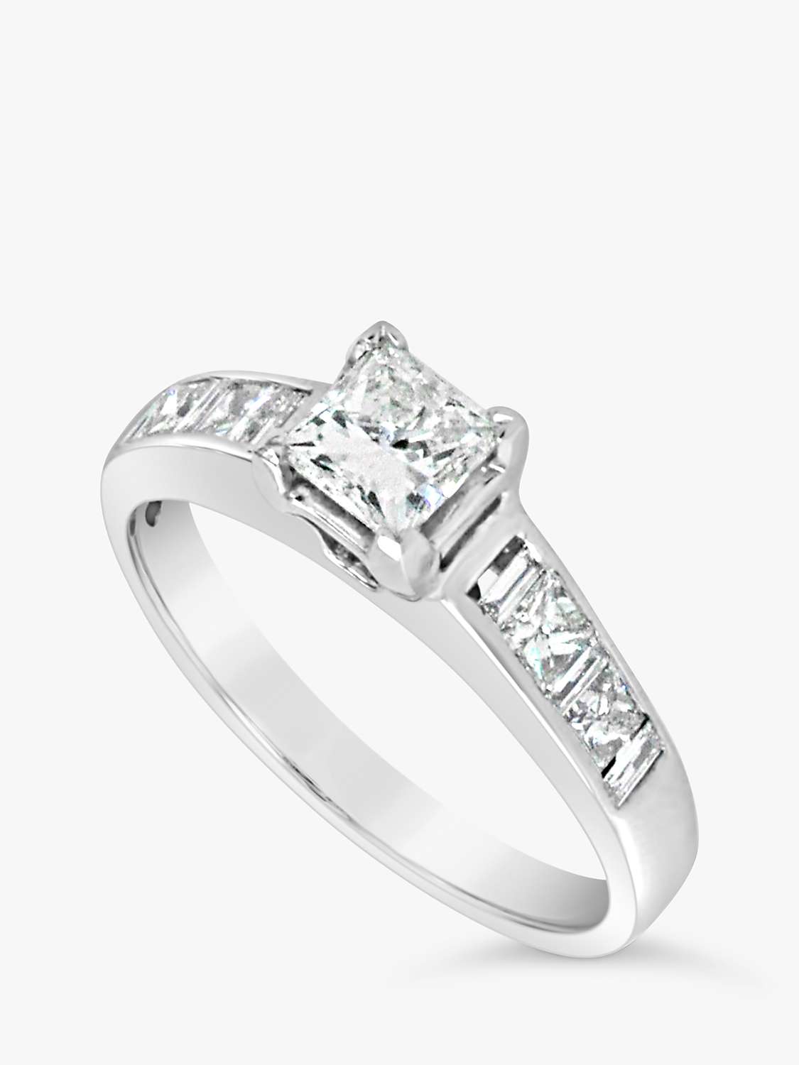 Buy Milton & Humble Jewellery Second Hand 14ct White Gold Diamond Engagement Ring Online at johnlewis.com