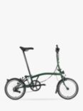 Brompton C Line Explore Mid Handlebar Folding Bike, Racing Green