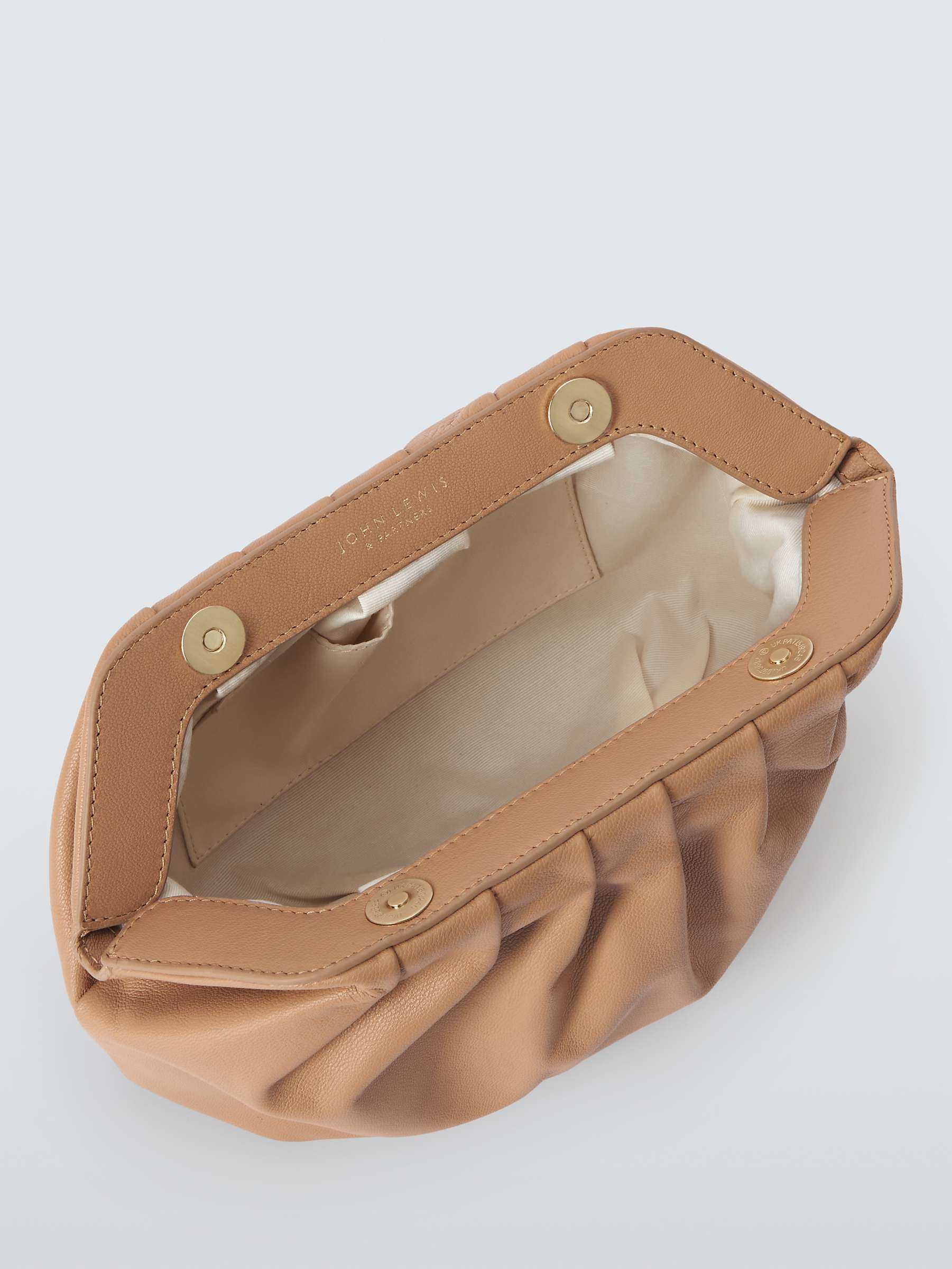 Buy John Lewis Cloud Leather Clutch Bag Online at johnlewis.com
