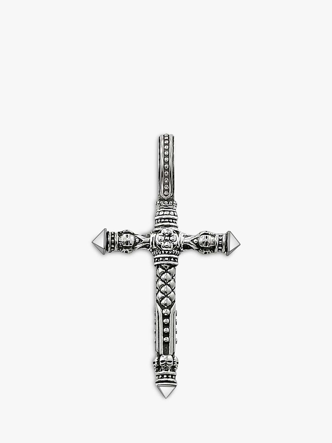 Buy THOMAS SABO Cross Pendant, SIlver Online at johnlewis.com