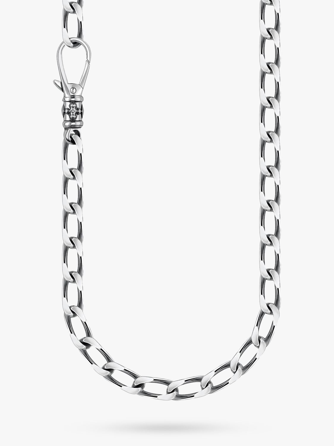 THOMAS SABO Men's Curb Link Chain, Silver