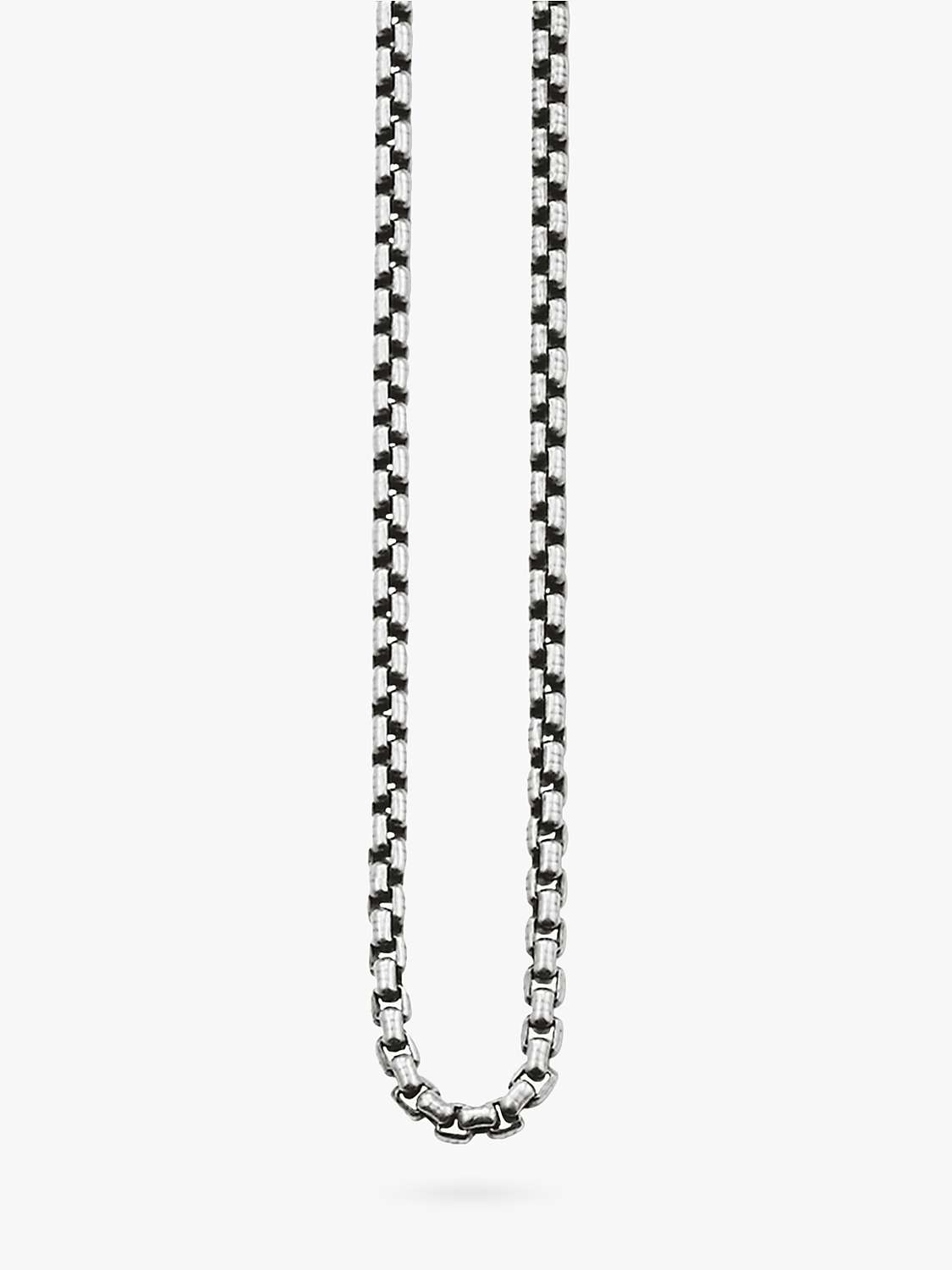 Buy THOMAS SABO Men's Chain Necklace, Silver Online at johnlewis.com