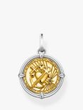 THOMAS SABO Faith, Love & Hope Coin Pendant Necklace, Silver/Gold