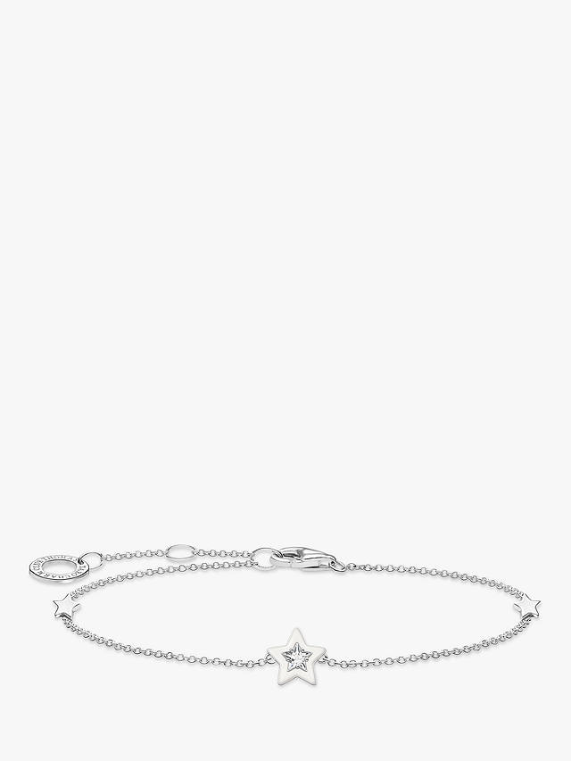 THOMAS SABO Star Charm Chain Bracelet, Silver
