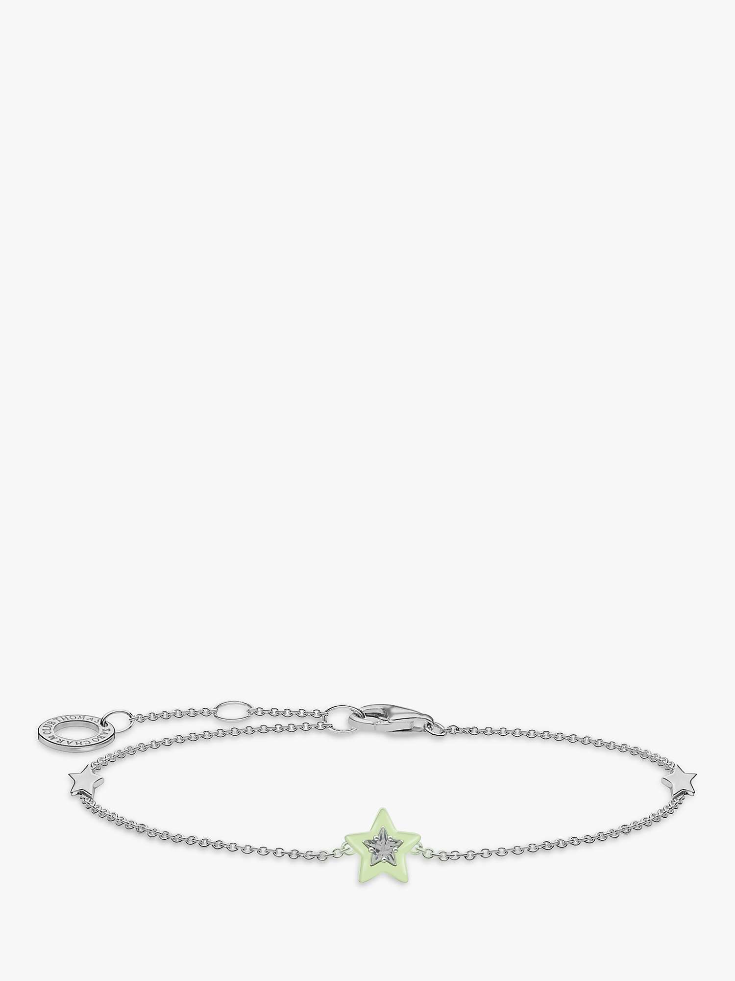 Buy THOMAS SABO Star Charm Chain Bracelet, Silver Online at johnlewis.com