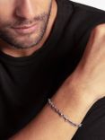 THOMAS SABO Textured Link Bracelet, Silver