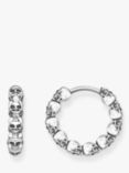 THOMAS SABO Skull Hoop Earrings, Silver