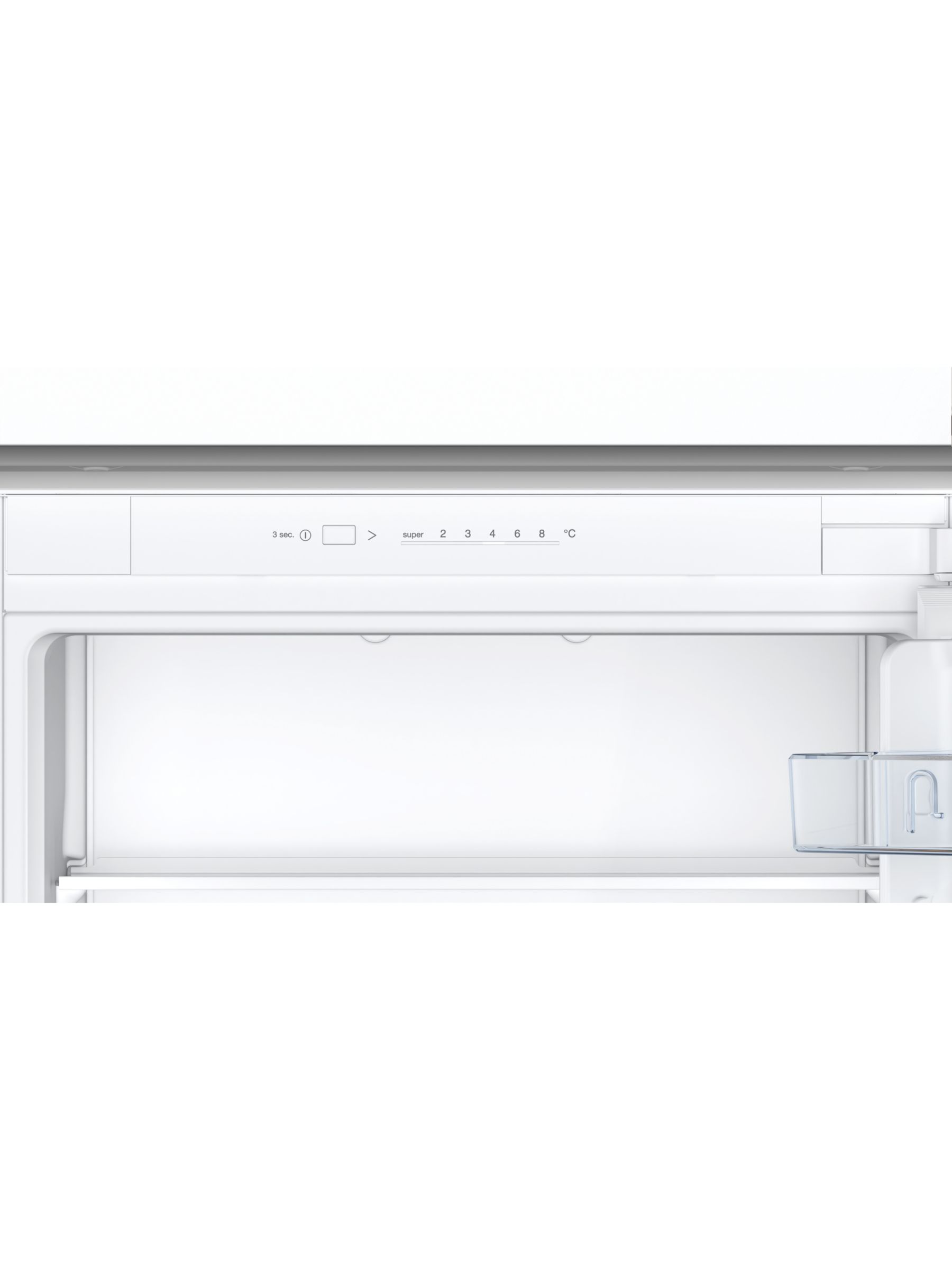 Bosch KIV87NSE0G Integrated 70/30 Fridge Freezer, White