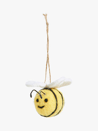 John Lewis Felt Bee Hanging Decoration
