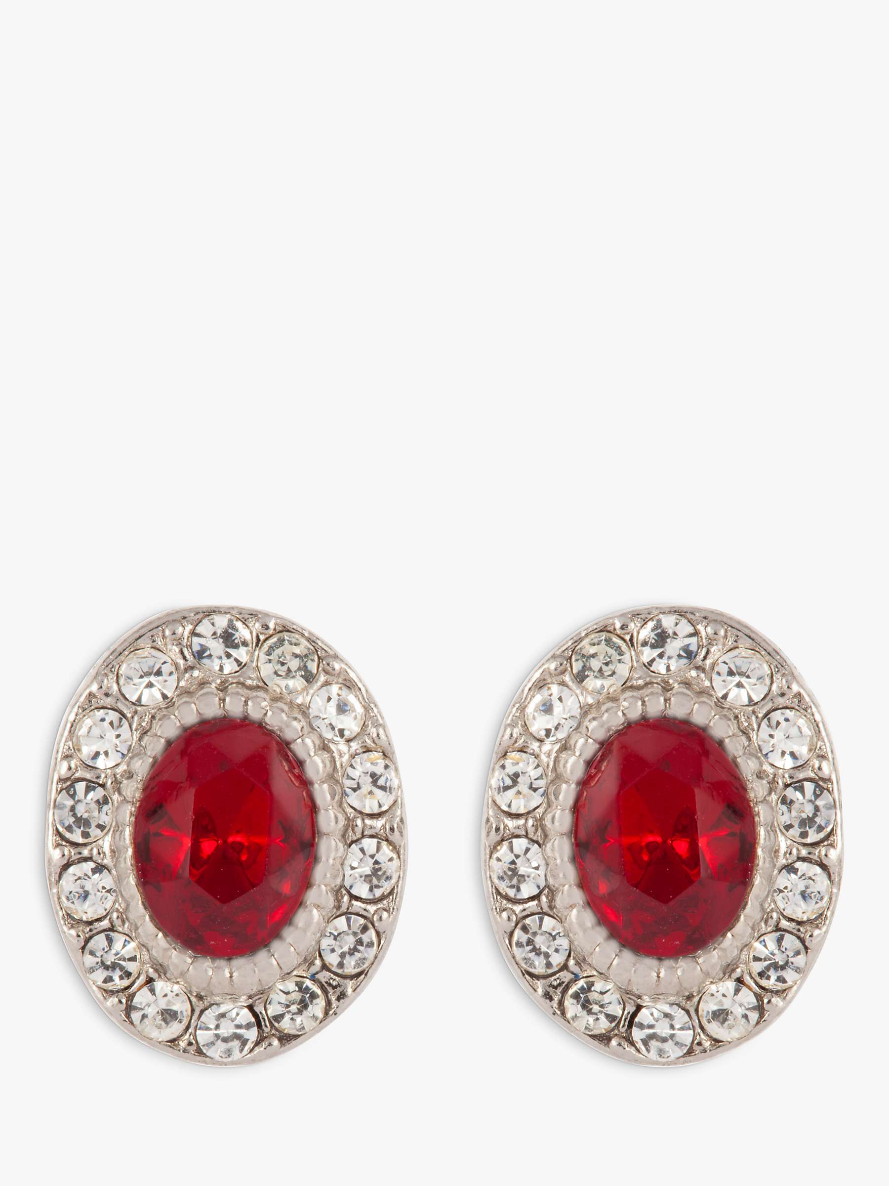 Buy Susan Caplan Vintage Rediscovered Collection Swarovski Crystal Cluster Stud Earrings, Dated Circa 1990s Online at johnlewis.com