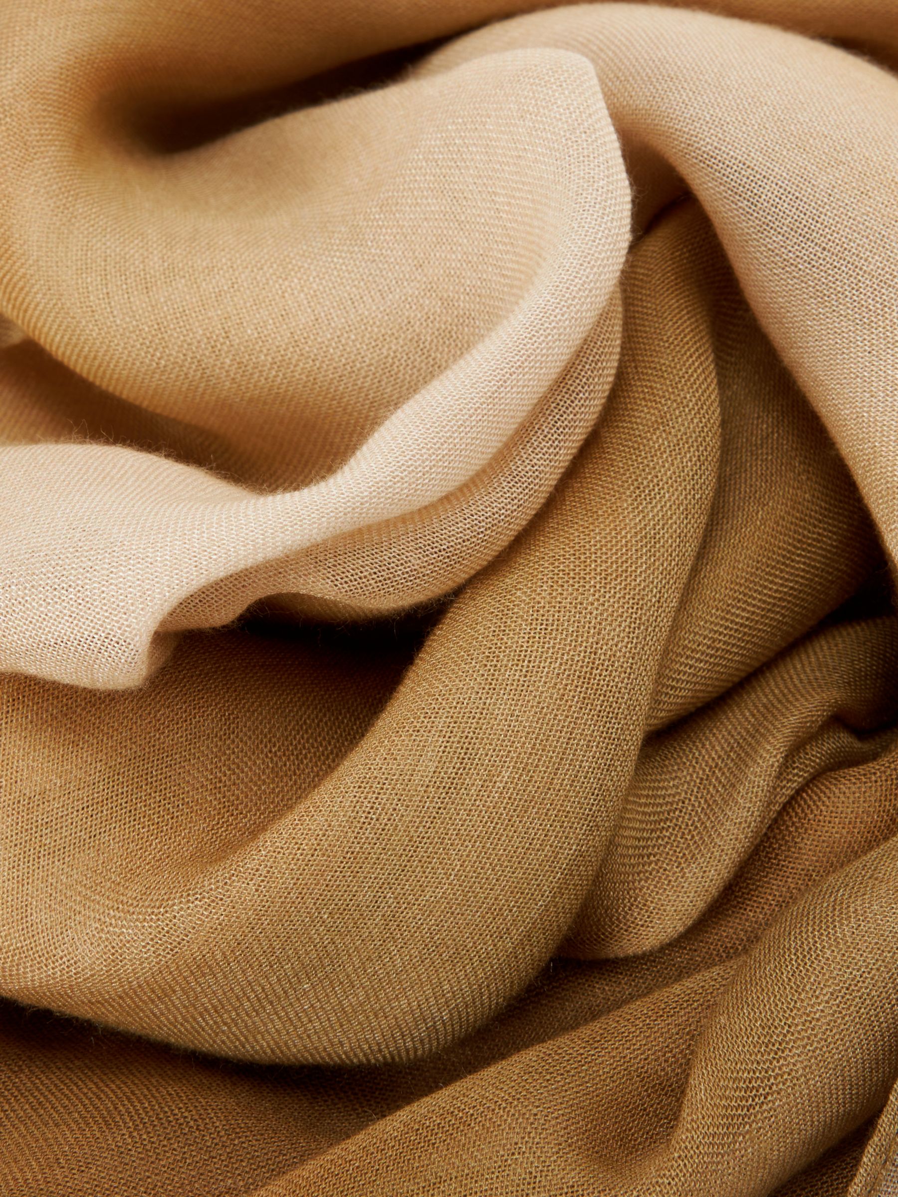 John Lewis Painted Ombre Modal Scarf, Neutral