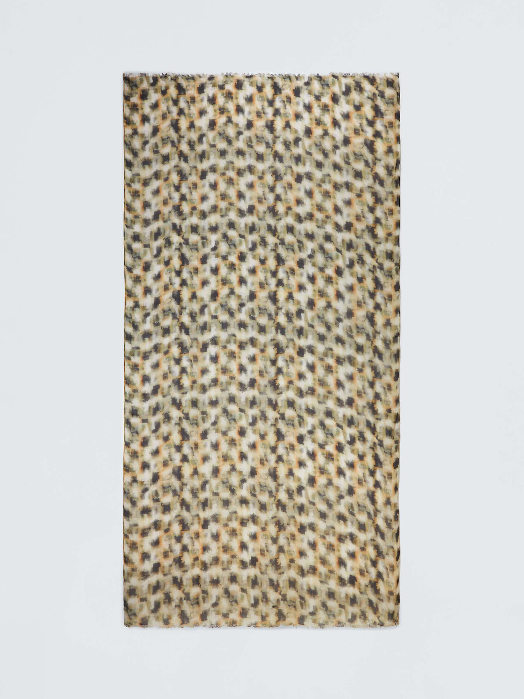 Buy John Lewis Tortico Check Modal Scarf, Neutrall/Multi Online at johnlewis.com