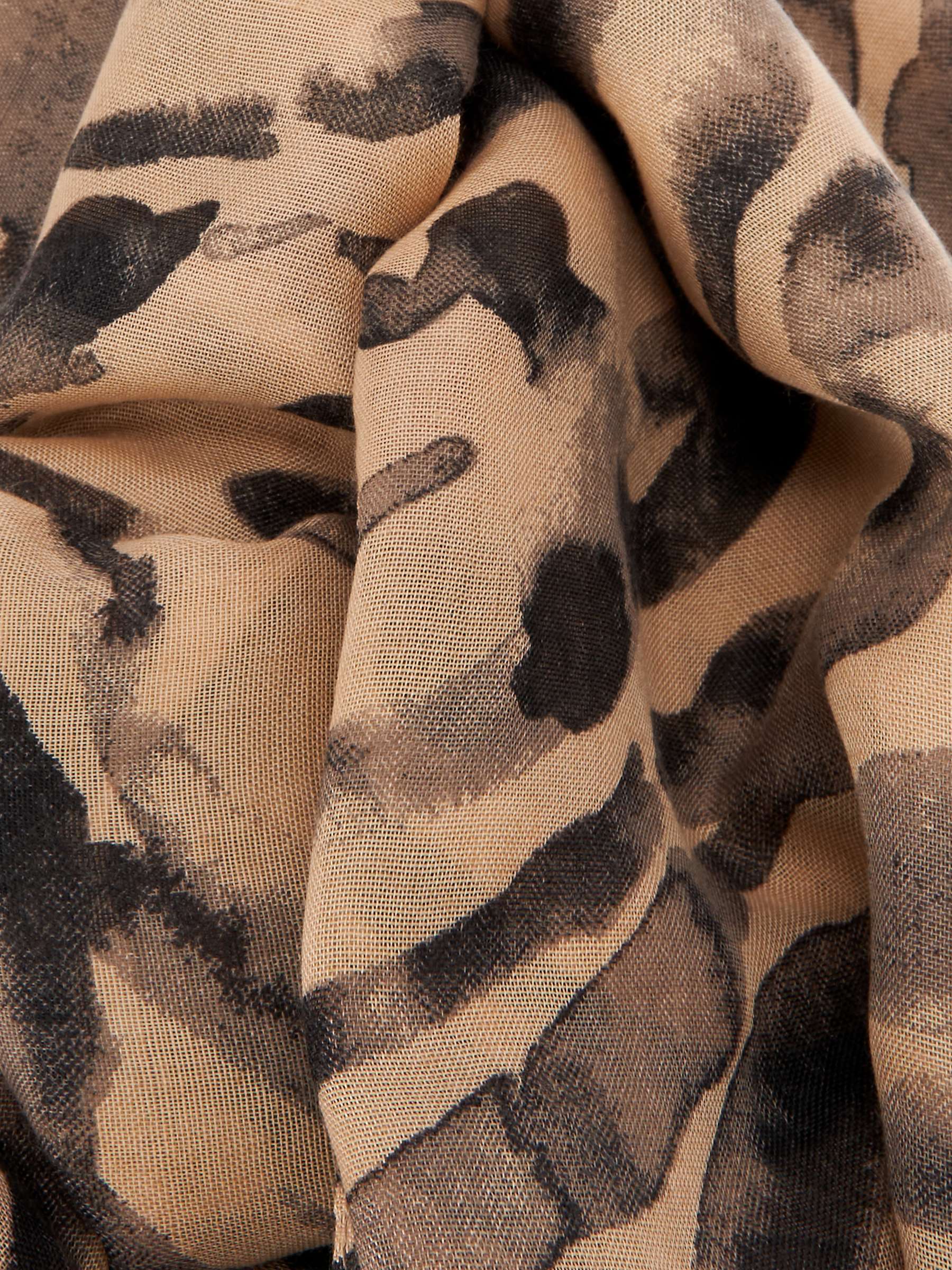 Buy John Lewis Recycled Polyester Inky Zebra Scarf, Multi Online at johnlewis.com