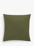 John Lewis Lisbon Stripe Indoor/Outdoor Cushion, Avocado