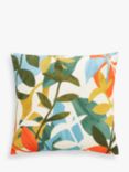 John Lewis Leaf Indoor/Outdoor Cushion, Multi