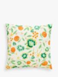 John Lewis Orangery Leaf Indoor/Outdoor Cushion, Multi