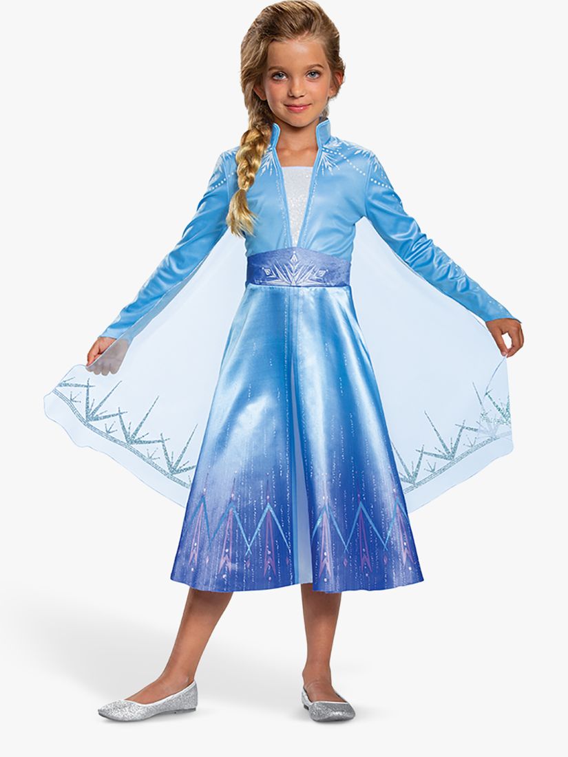 Disney Princess Frozen 2 Elsa Deluxe Children's Costume at John Lewis ...