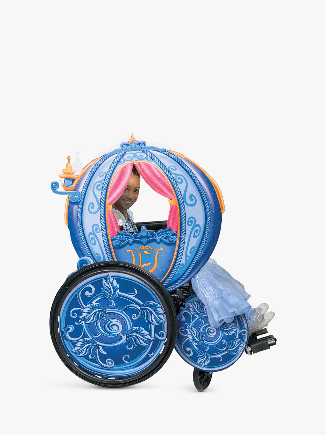 Buy Disney Princess Carriage Adaptive Wheel Chair Cover, Blue/Multi Online at johnlewis.com