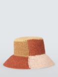 John Lewis Colour Block Bucket Hat, Multi